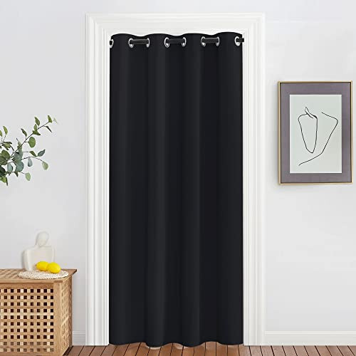 out Curtain 78 inches Long – Thermal Insulated 52″W x 78″L (Pack of 1) Black