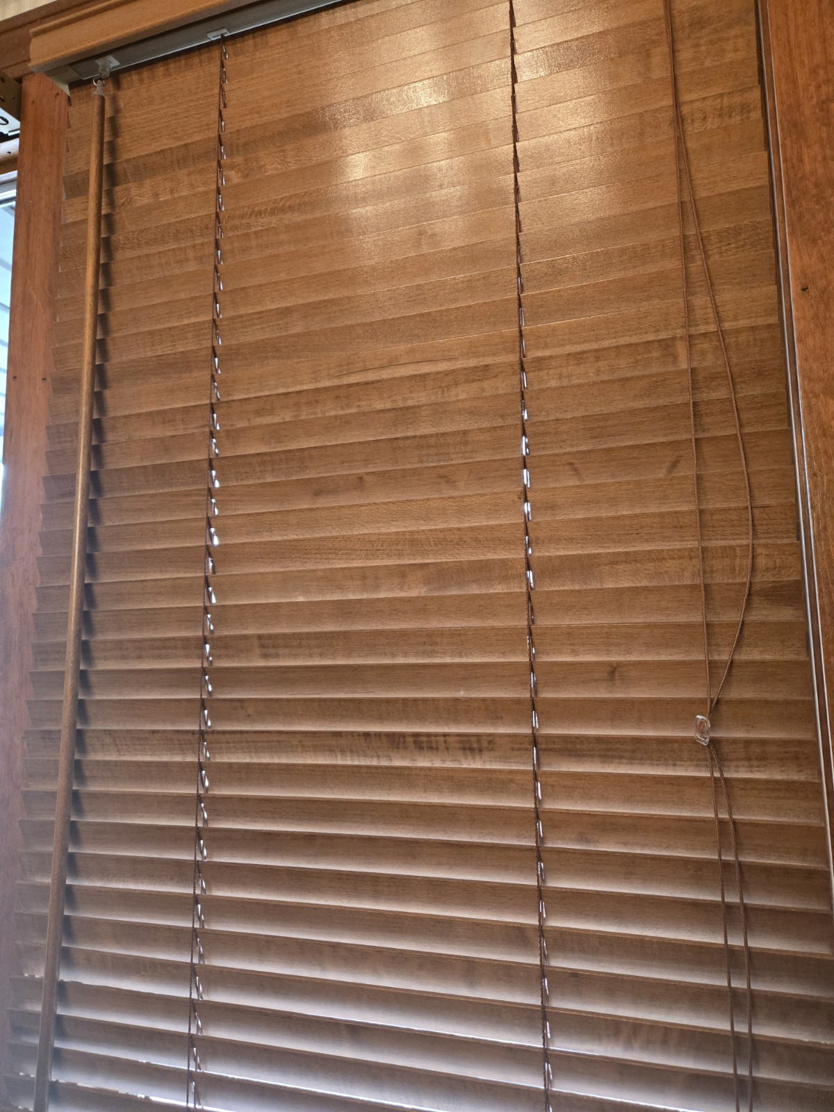 Custom Wood Mini-blinds 21″ wide 4 x 61″ long 4 X 73″ long
