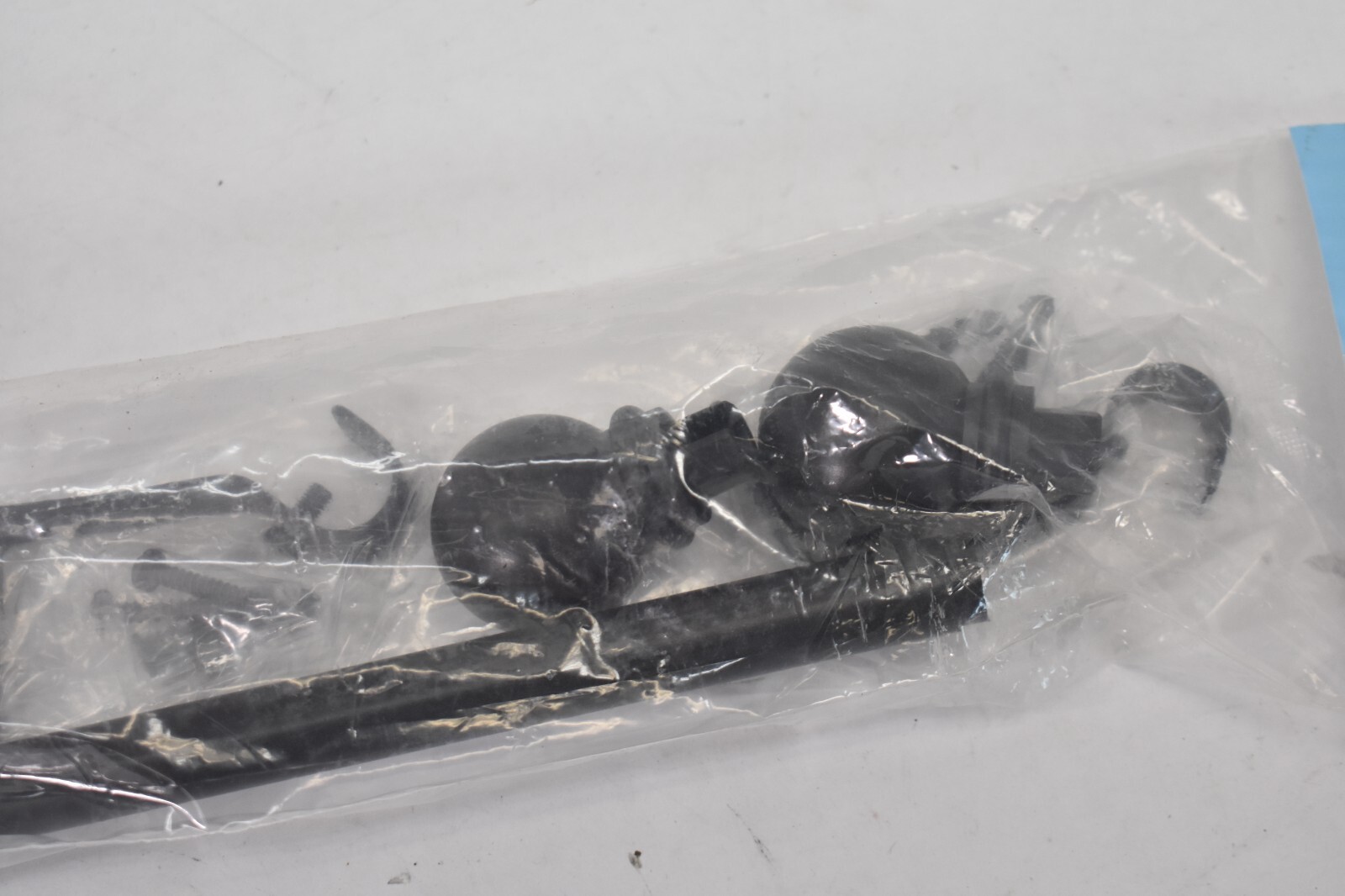 Kenney Complete Drapery Rod Set 5/8″ Dia Matte Black Finish 28″ To 48″