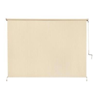 Coolaroo Exterior Roller Shade UV Blocking Fade Resistant Fabric 96 in. Wide