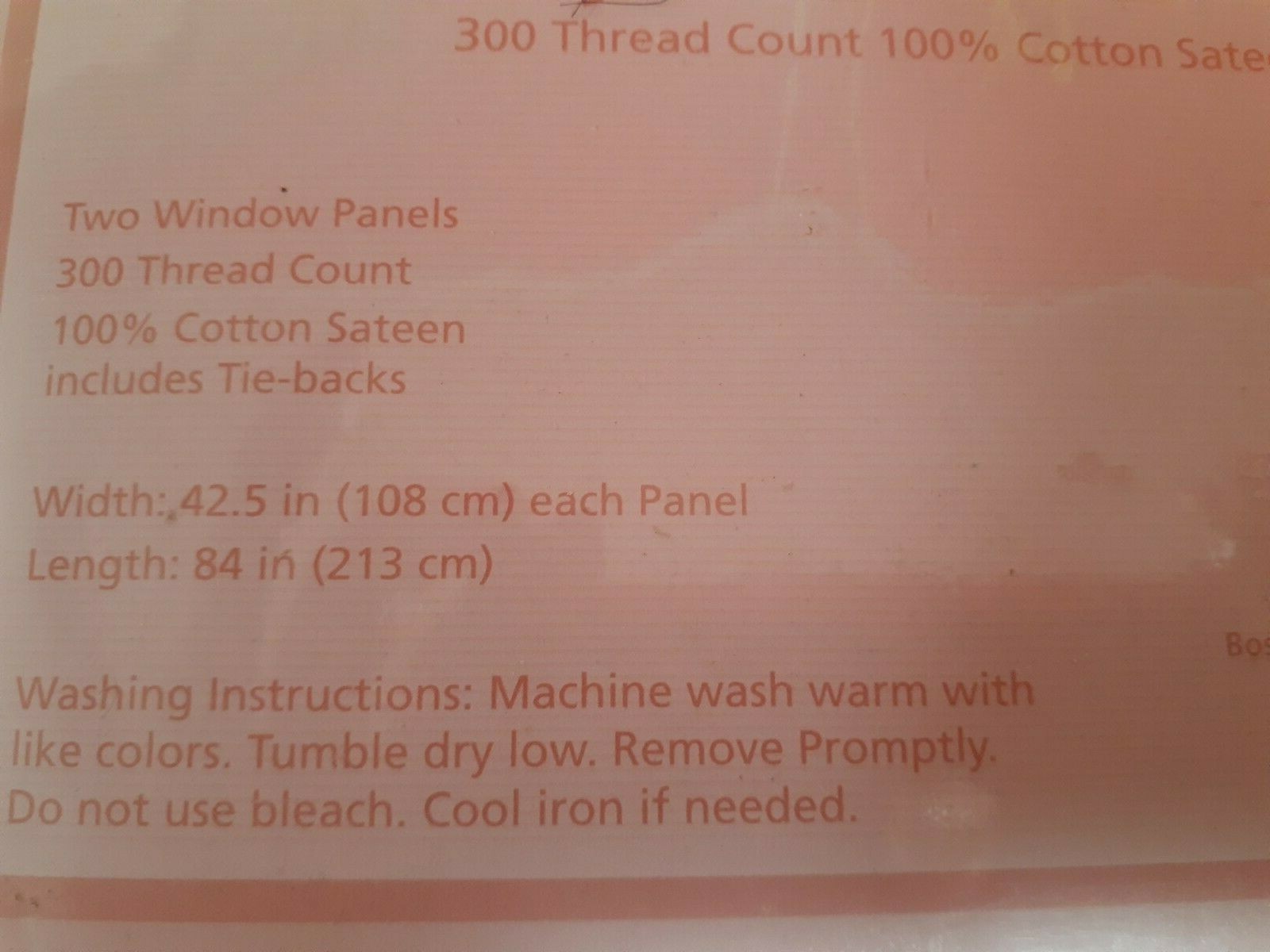 Cozy Cottage Timeless Roses-Lined Drapes & Valances-Boscov’s-PINK Sateen 84″