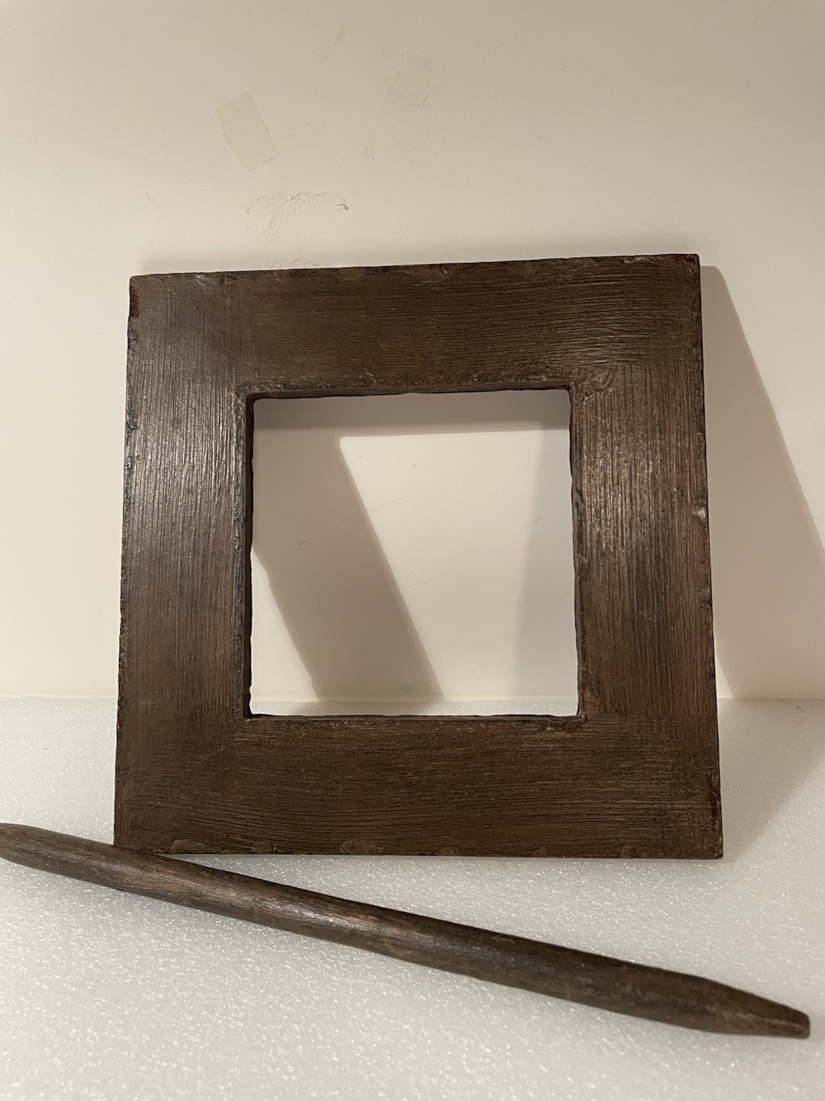 Wooden Window Curtain Brooch Tieback Holdback Square /Round Your Choice Each $15