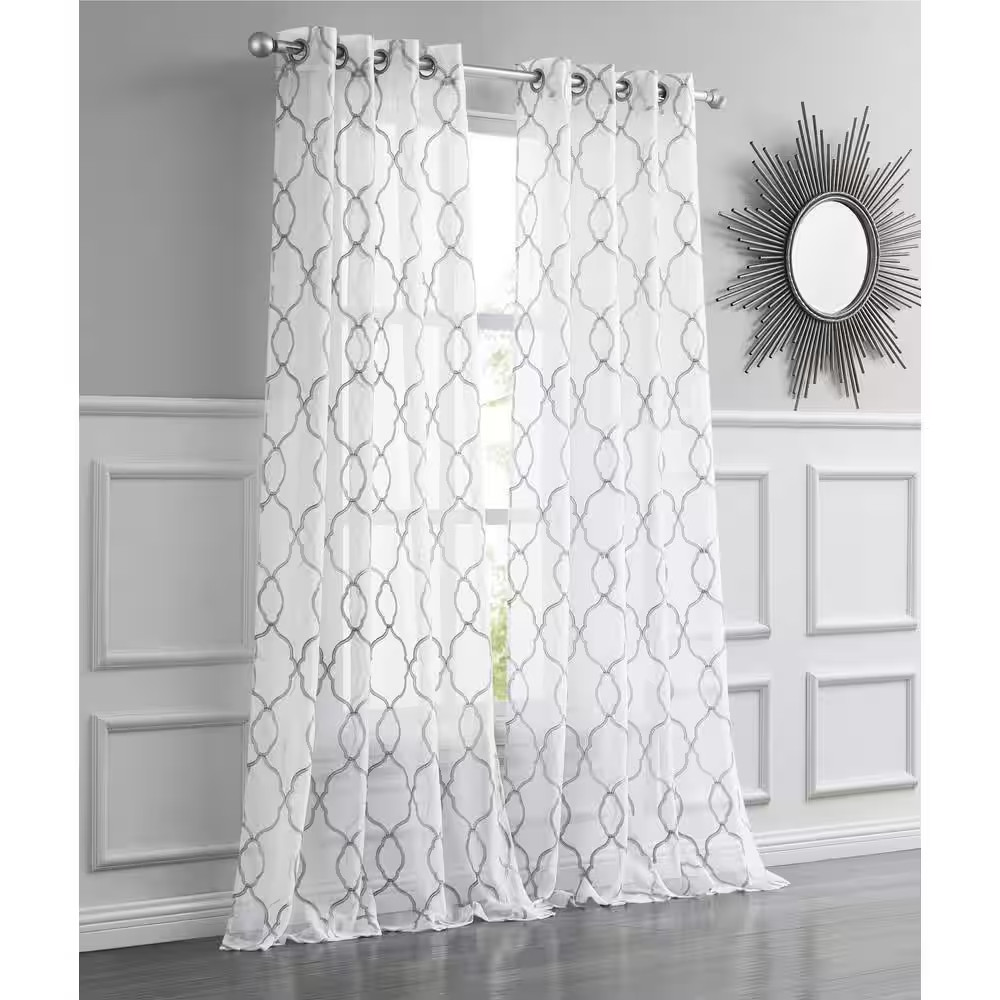 Springfield Contemporary 3D Embroidered Designed with Lurex 54″ X 84″ Single Win