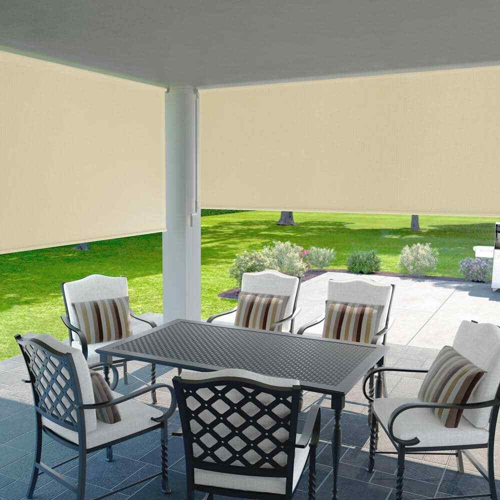 Exterior Roller Shade 48/72/96 In. W X 72/96 In. L Fade Resistant Fabric