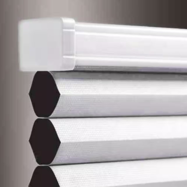 HDC Cordless Shadow White Blackout Window Honeycomb Cellular Shades 33.5 x 64