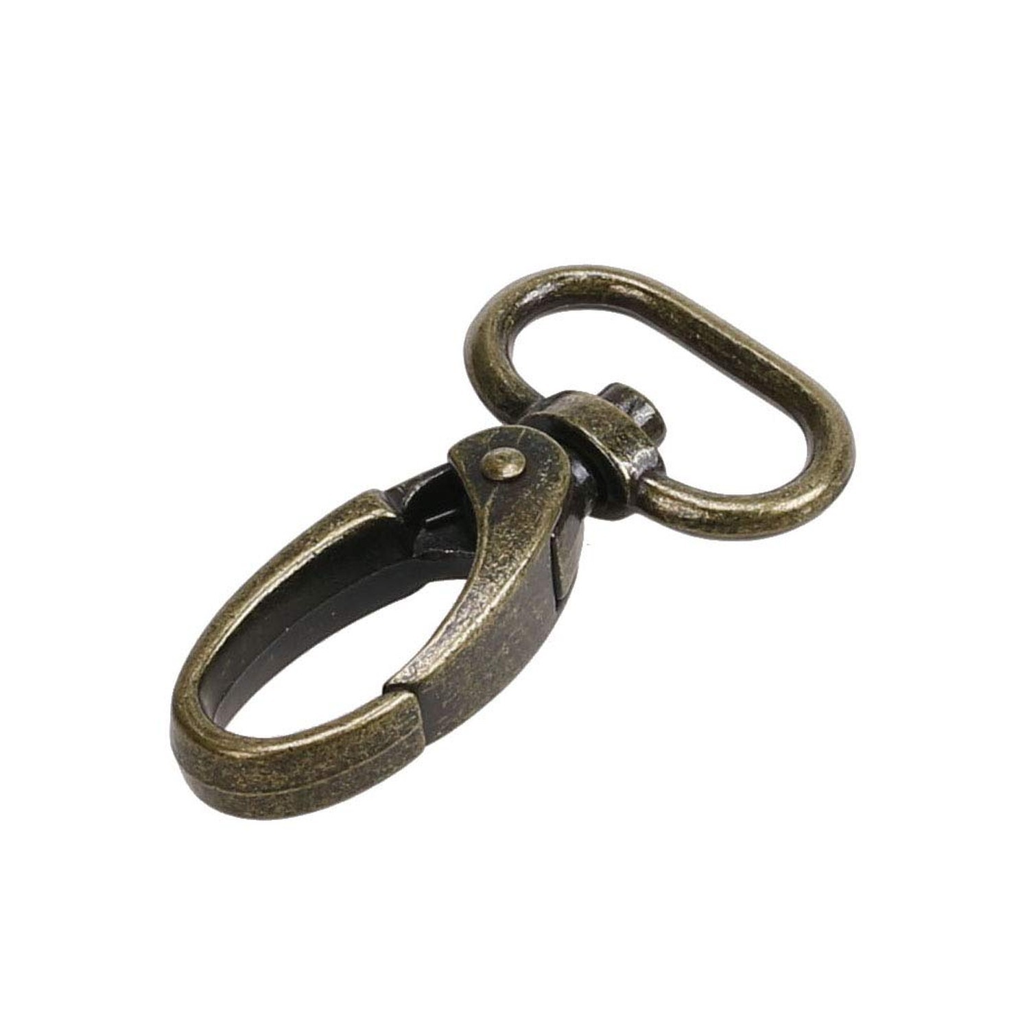 3/4-inch Antique Brass Curved Lobster Clasps Swivel Trigger Clips Snap (Pack …