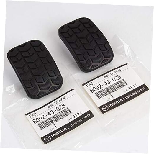 MIATA 1990-2005 & 323 1986-1989 NEW OEM CLUTCH PEDAL PAD SET