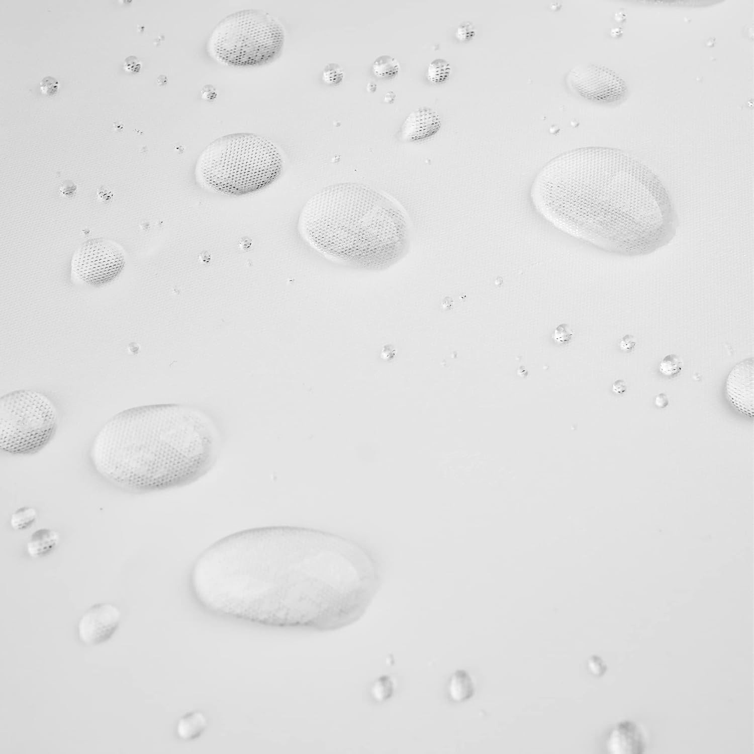 River Dream Plastic(PEVA) Snap in Shower 71″W x 74″L (Pack of 1), White