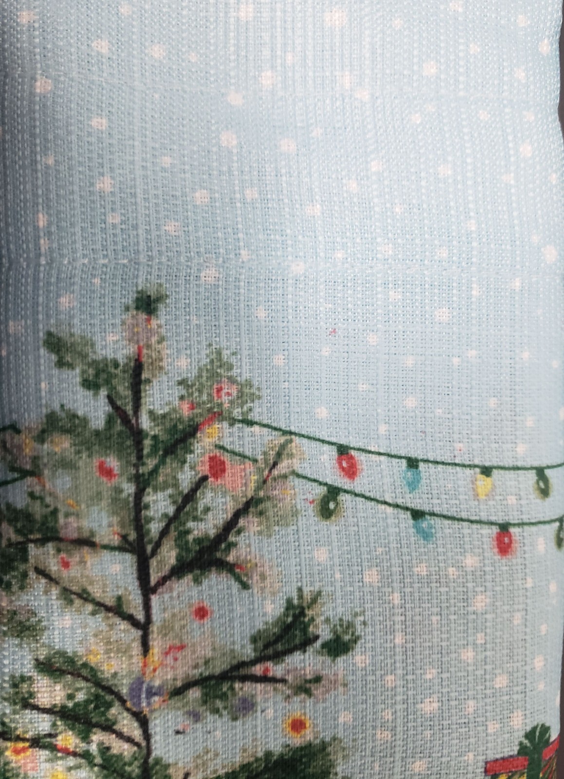 1 Fabric Printed Kitchen Valance(54×14″)CHRISTMAS,SNOWMEN,HOLIDAY WONDERLAND,Lic