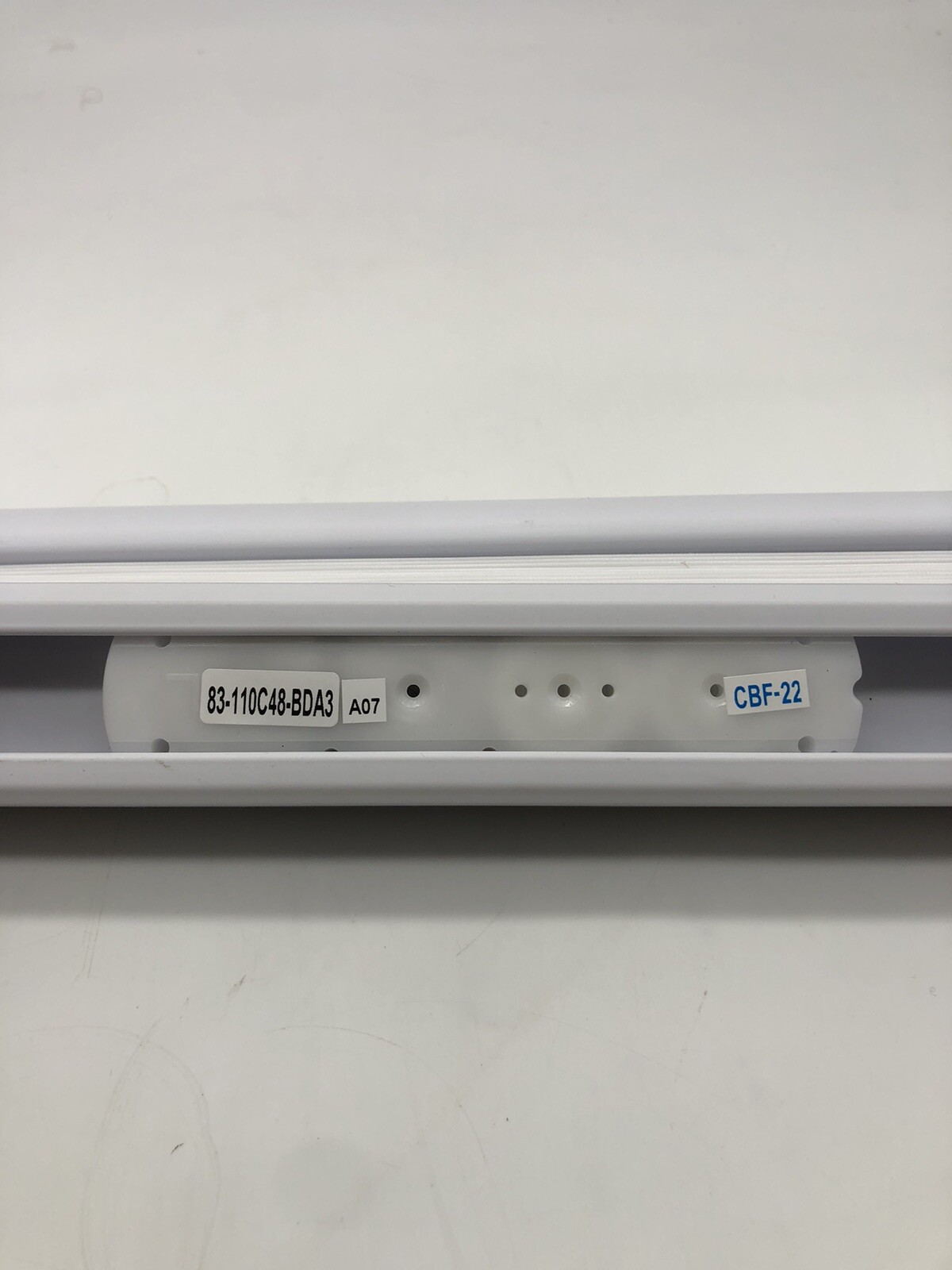 26in X 48in White Light Filtering Cordless Pleated Cellular shade.