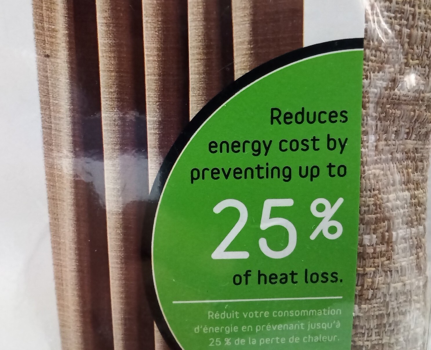 Style Selections Roberta 84″ Thermal Blackout Natural Curtain Panel 0029318 2pk