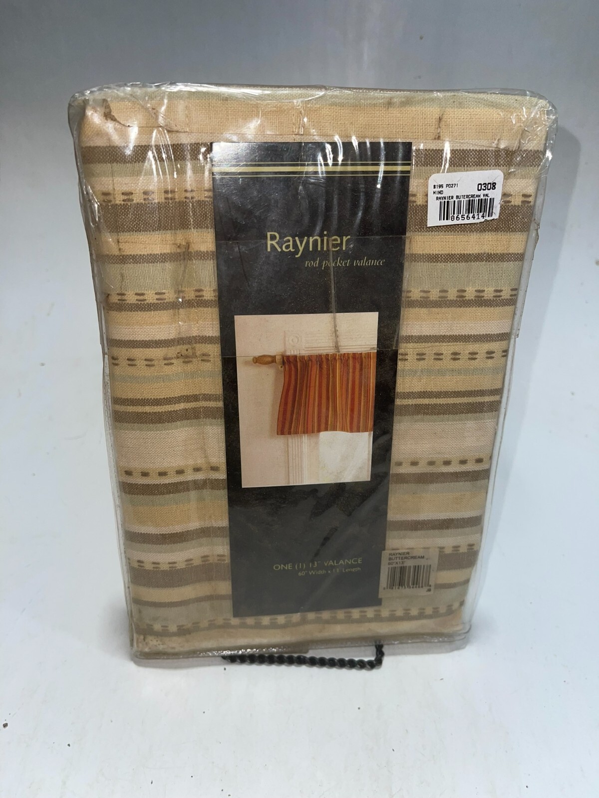 RAYNIER BUTTERCREAM VALANCE 60″ X 13″