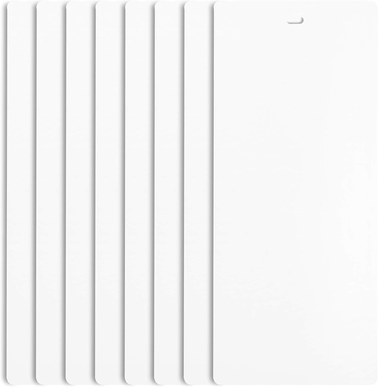 PVC Vertical Blind Replacement Slat 82 1/2 X 3 1/2 (8 Pack, White)