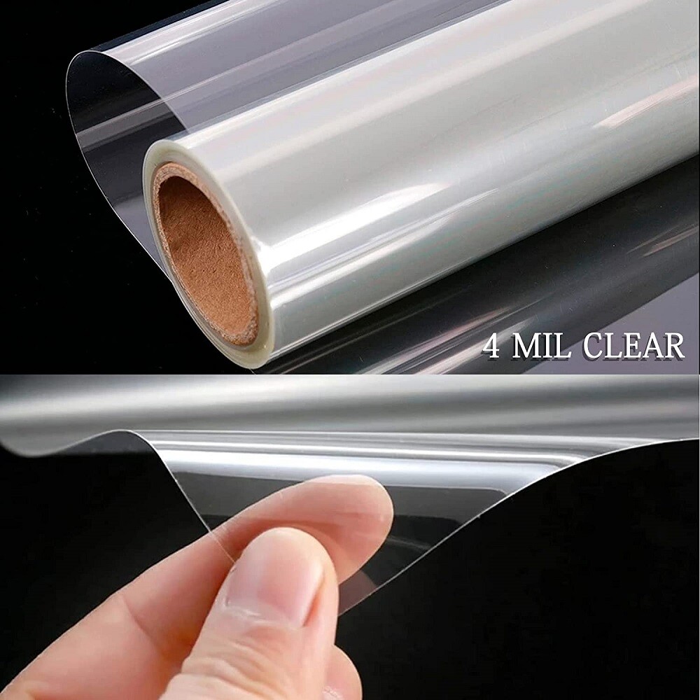 4/8Mil Security Window Film Clear Self-Adhesive Anti Shatter Glass UV Protection