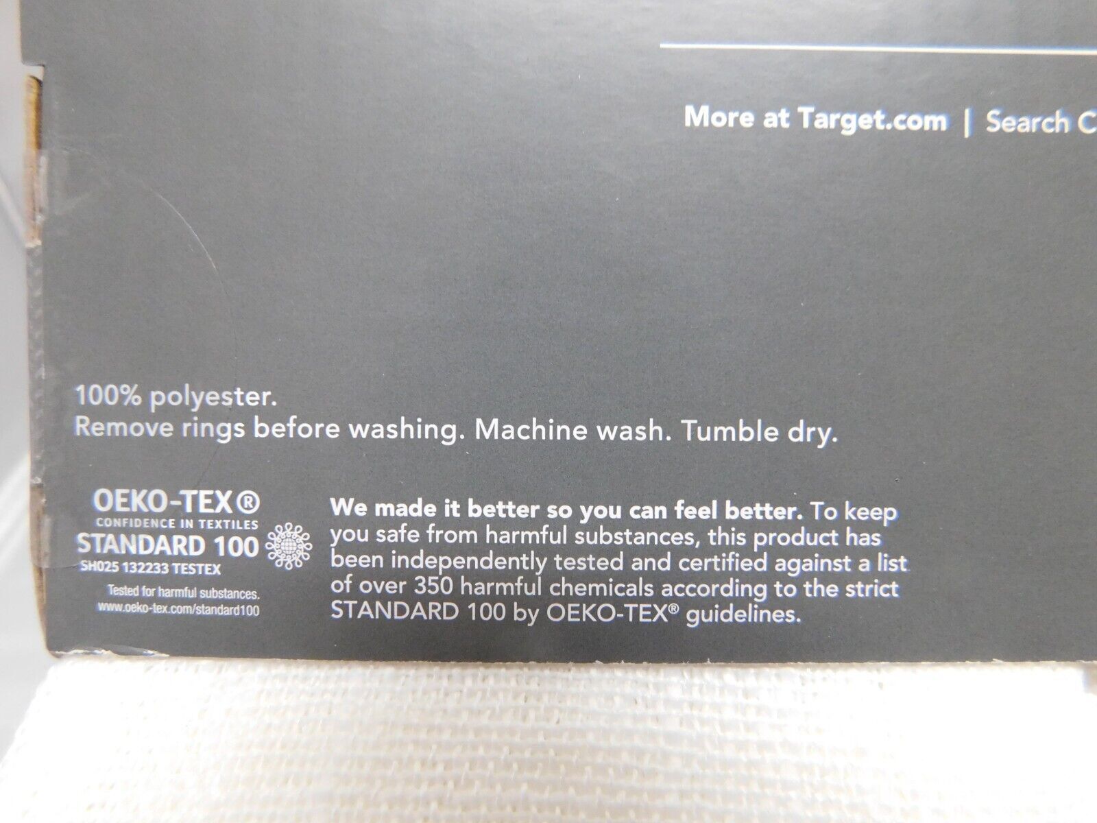 Threshold Contrast Edge Solid Sheer Lot of 2 Window Curtain Panel 84″ x 54″