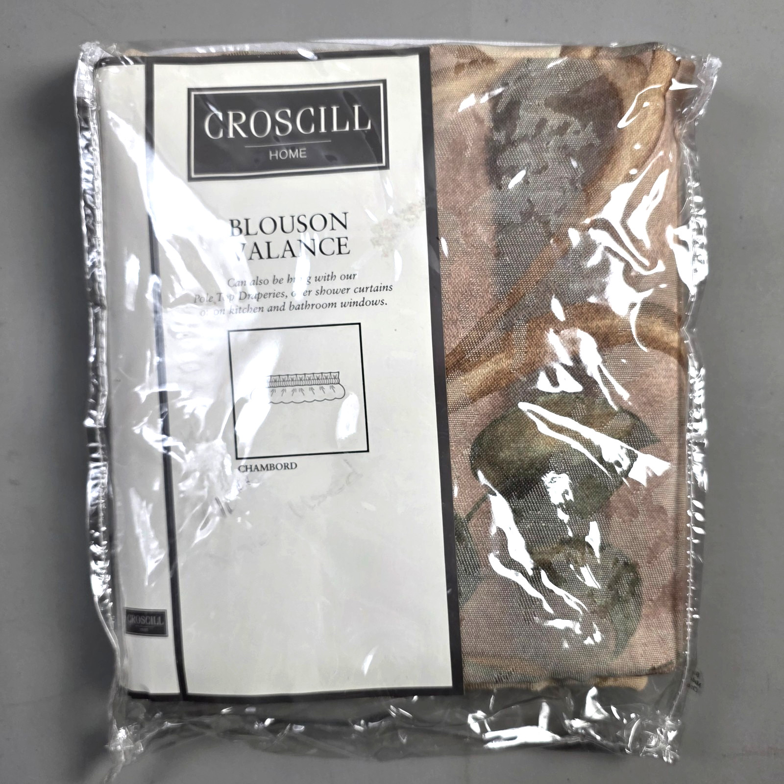 Croscill Home *Blouson* Valance Drape Chambord 88″ X 15″ Style No. 3489 *New*