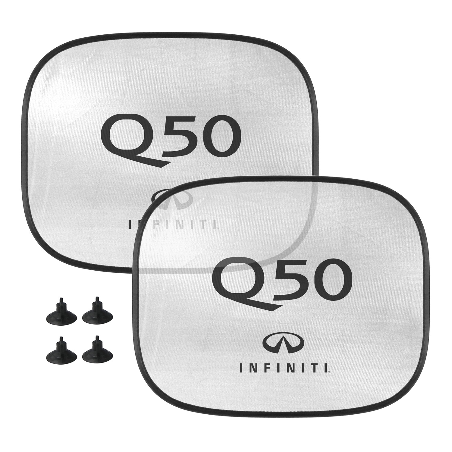 INFINITI Q50 Car Side Window Mesh Sun Shades, 2 Pack