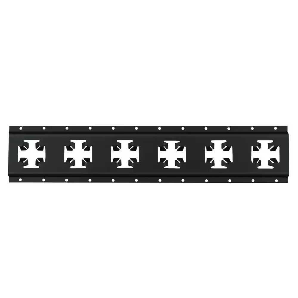 24 In. Matte Black X-Track Rail – 1 Pack