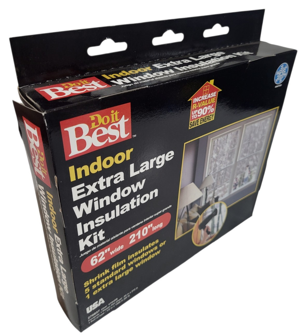 Shrink Film Window Kit Do it Best 62 In. x 210 In. Indoor NIB