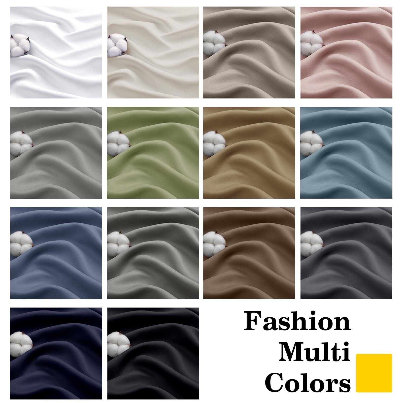 Denim Blackout Curtains for Bedroom Living Room 54 Inch Length 2 Panels Set, …