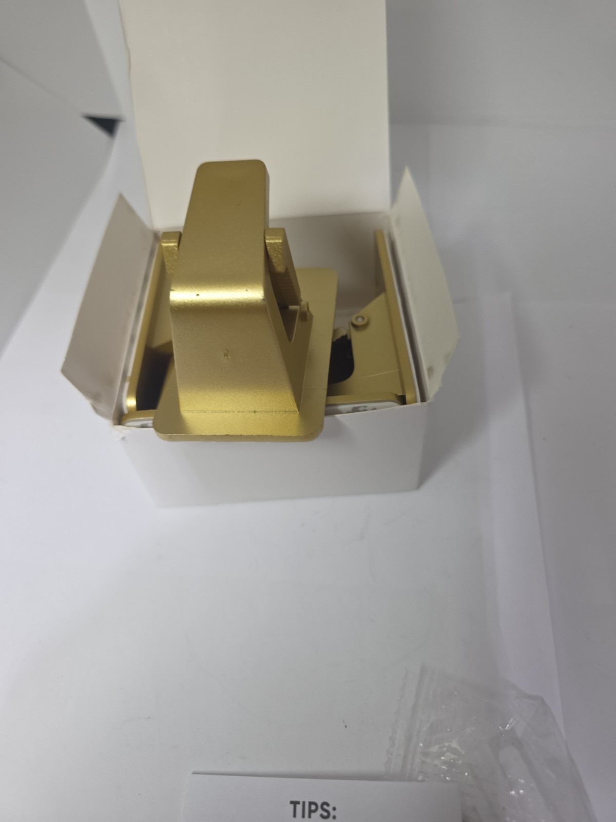 Universal Curtain Rod Holders, Golden, No Drill Brackets, Self Adhesive… E