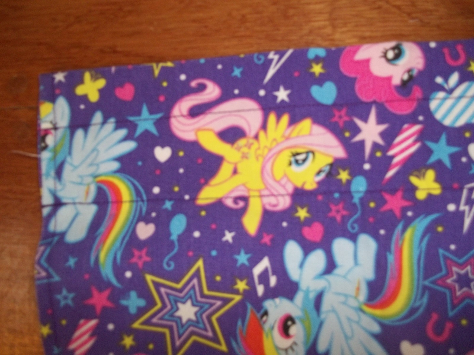 My Little Pony Kids girls Pink Purple Rainbow Window Curtain Valance 88×13.5″