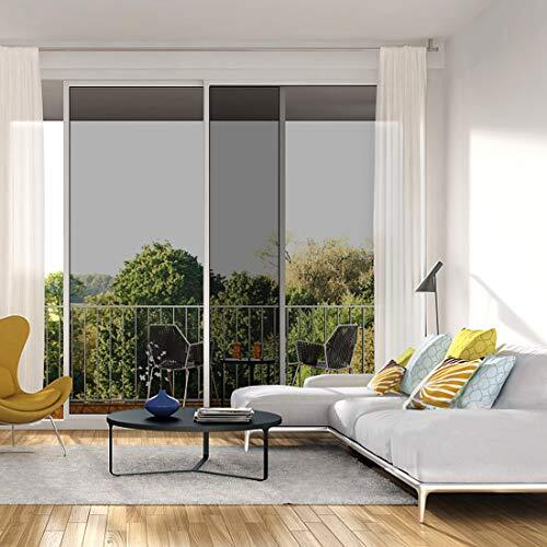 1 Way Mirror Window Film Daytime Privacy Heat Control Film, Non-Adhesive, 6 Mil
