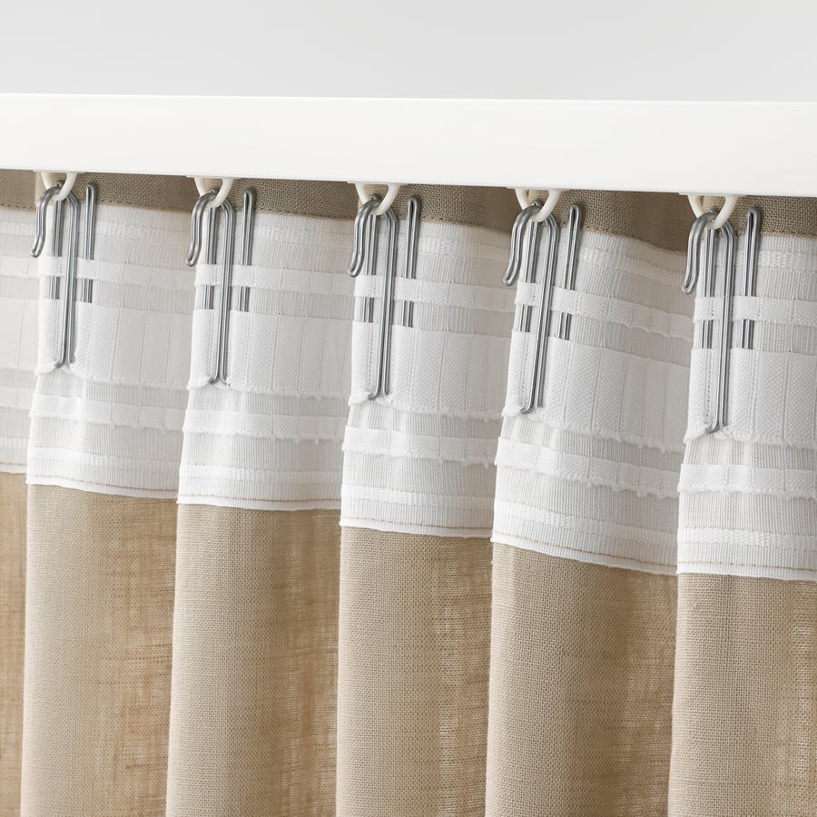 IKEA RIKTIG Curtain Hooks – 2 Packs (20 Hooks Each, 40 Total) 402.122.03 – NEW
