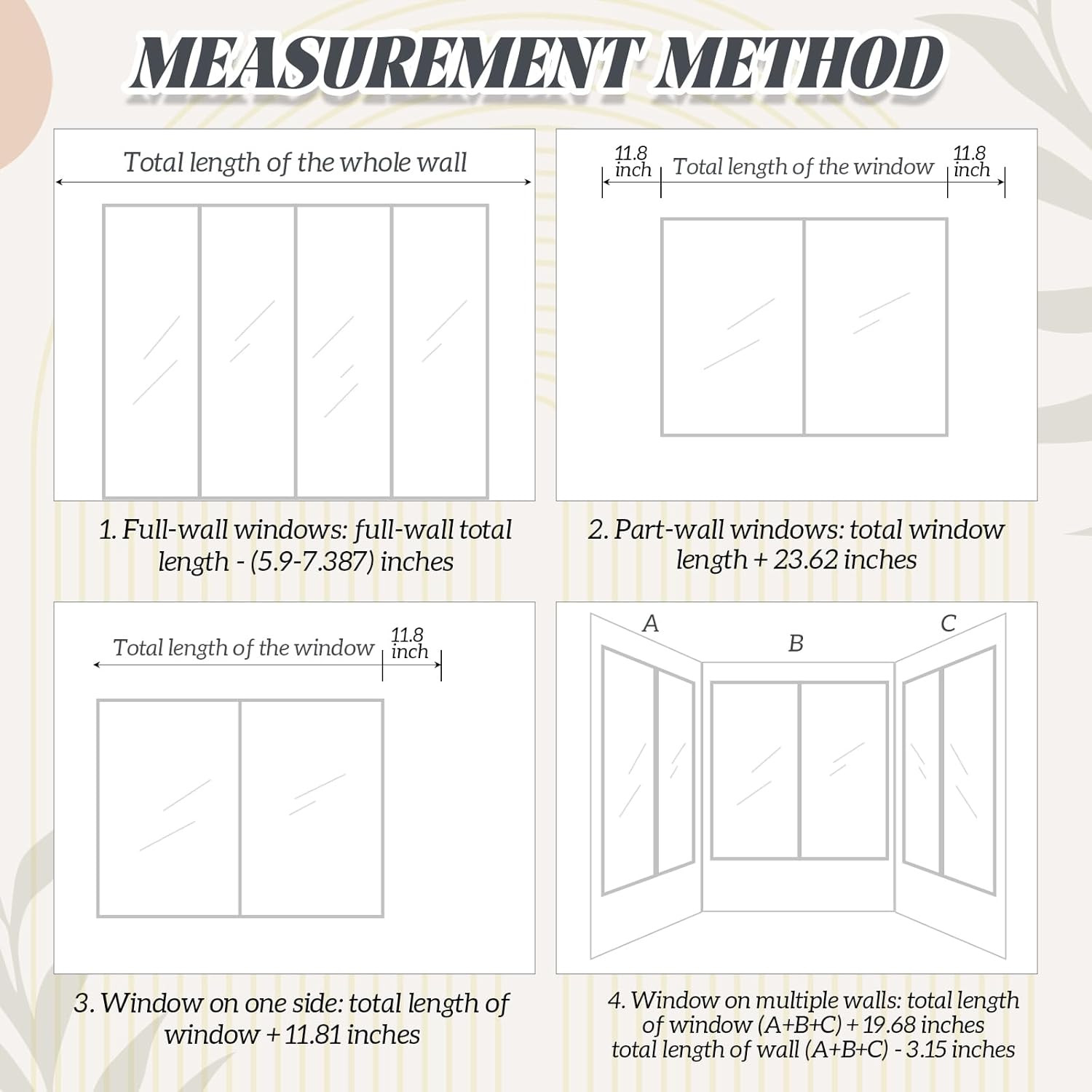 Adjustable Double Curtain Track Set 3.6Ft-18Ft Heavy Duty Ceiling Mount