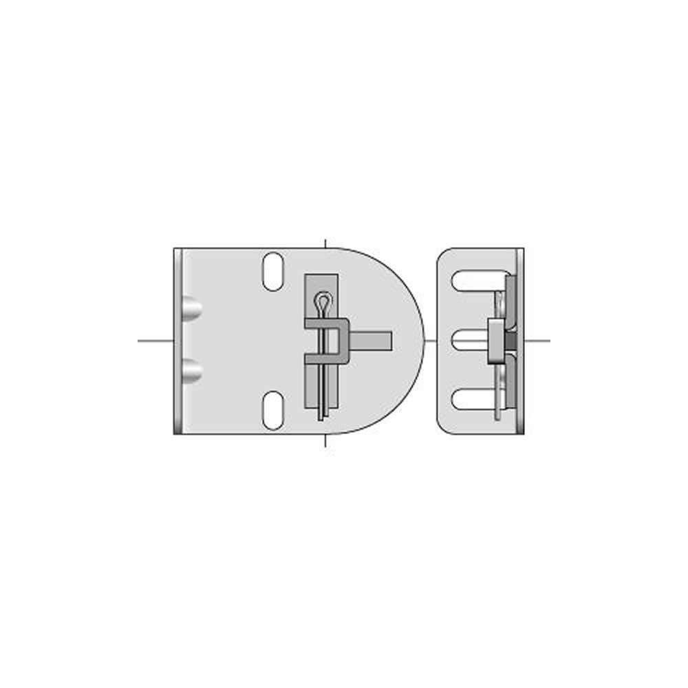 Somfy LT Idler Bracket for Somfy LS40 & LT50 Motors ,w/pin, Zinc (MPN #9410665)