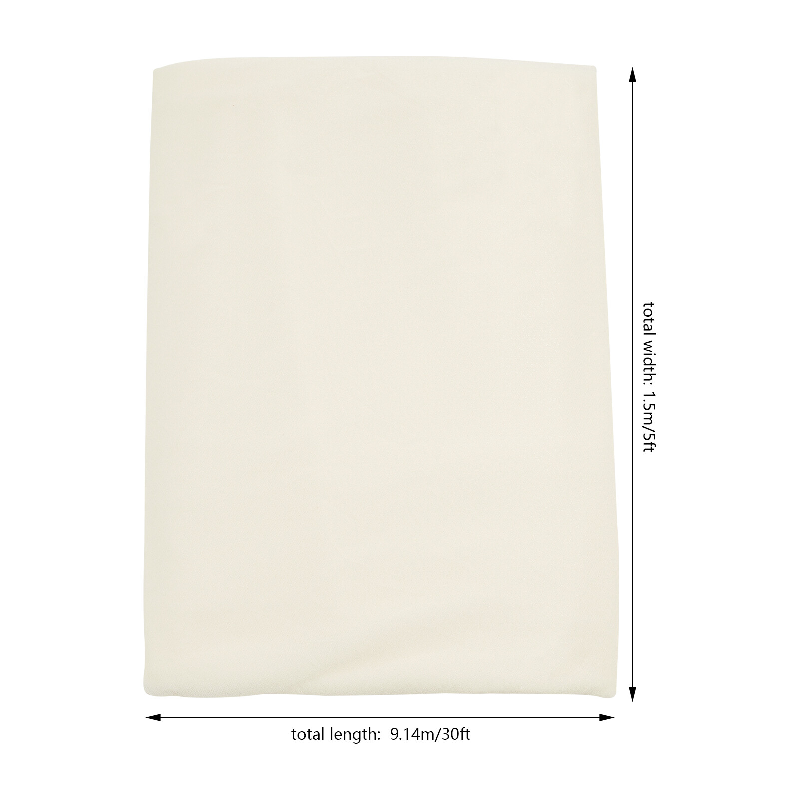 6 chiffon Beige ceiling drapery for Party Ceremony Stage Wedding Decoration NEW