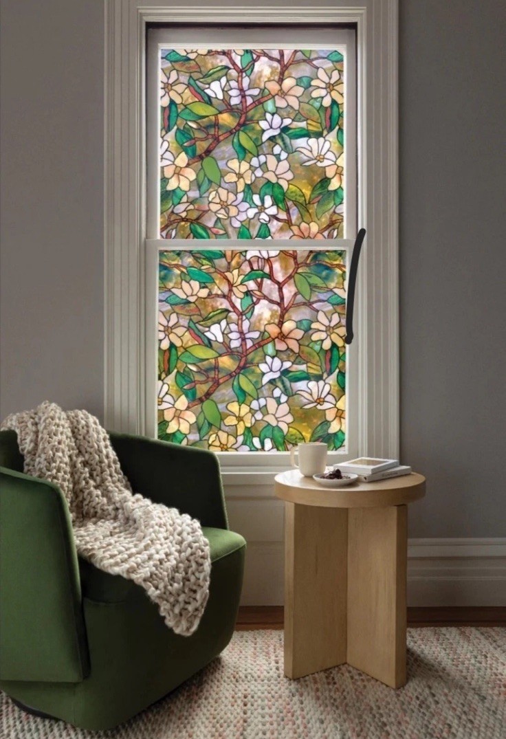 Artscape Magnolia Decorative Stained Glass Window Film 24″ x 36″ 01-0113 – LOT/5