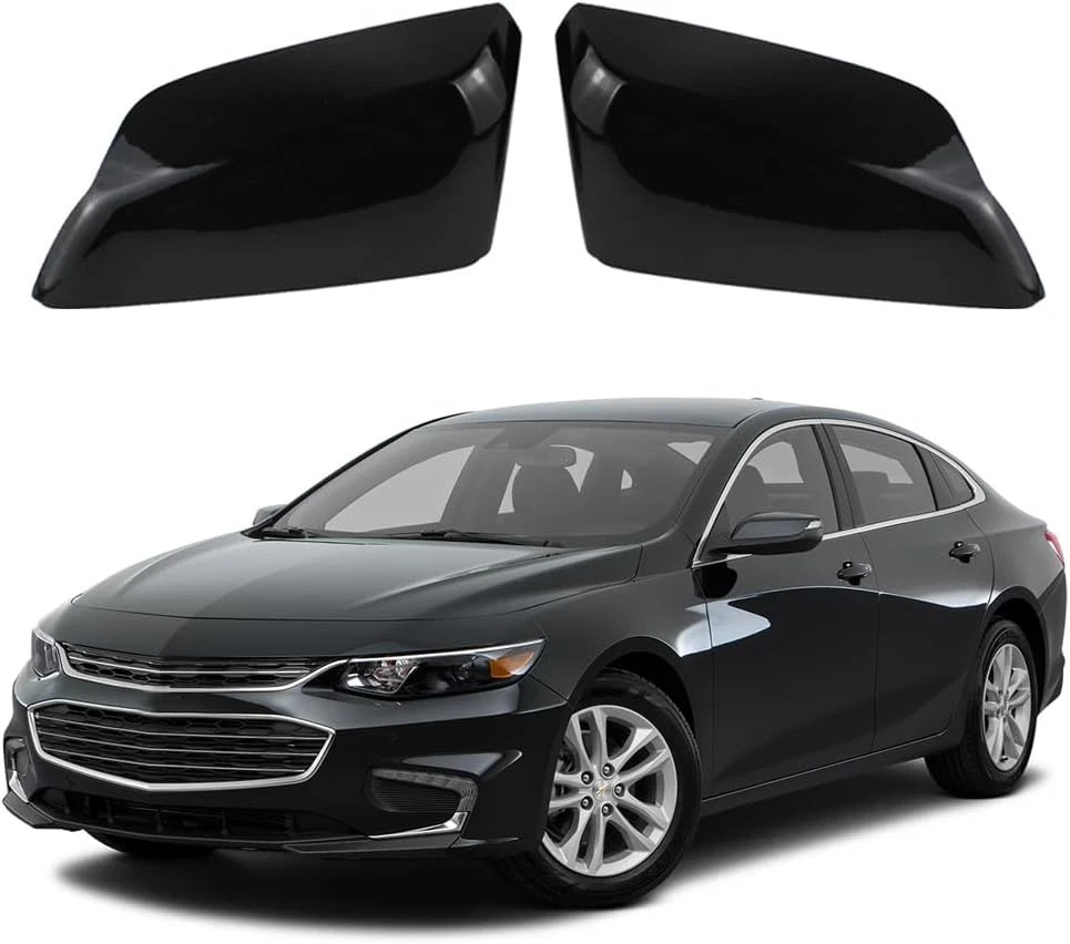 Side Mirror Cover Cap Compatible with Chevrolet Malibu 2016-2024 Replaces Drive