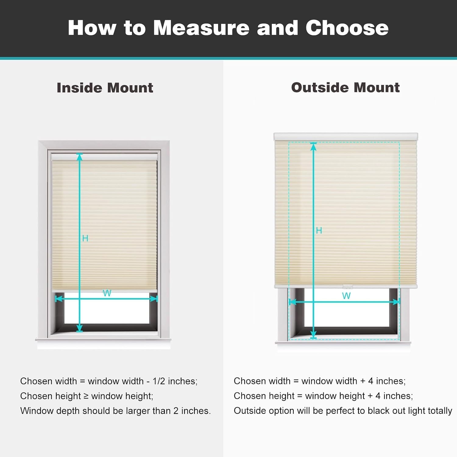 Cordless Cellular Shades,Blackout Honeycomb Shades for Windows,Pull Down Plea…