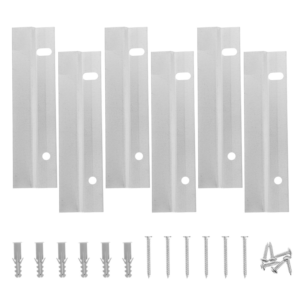 3 Set Z Shaped French Cleat Picture Hanger Brackets for Mirrors Panels