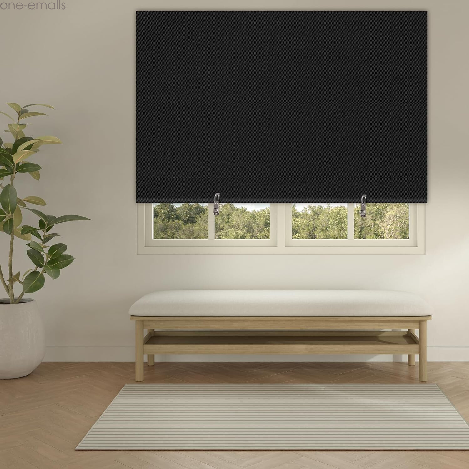 Portable Blackout Windows Curtain No Drill Blackout Curtains Shade 100% Blackout
