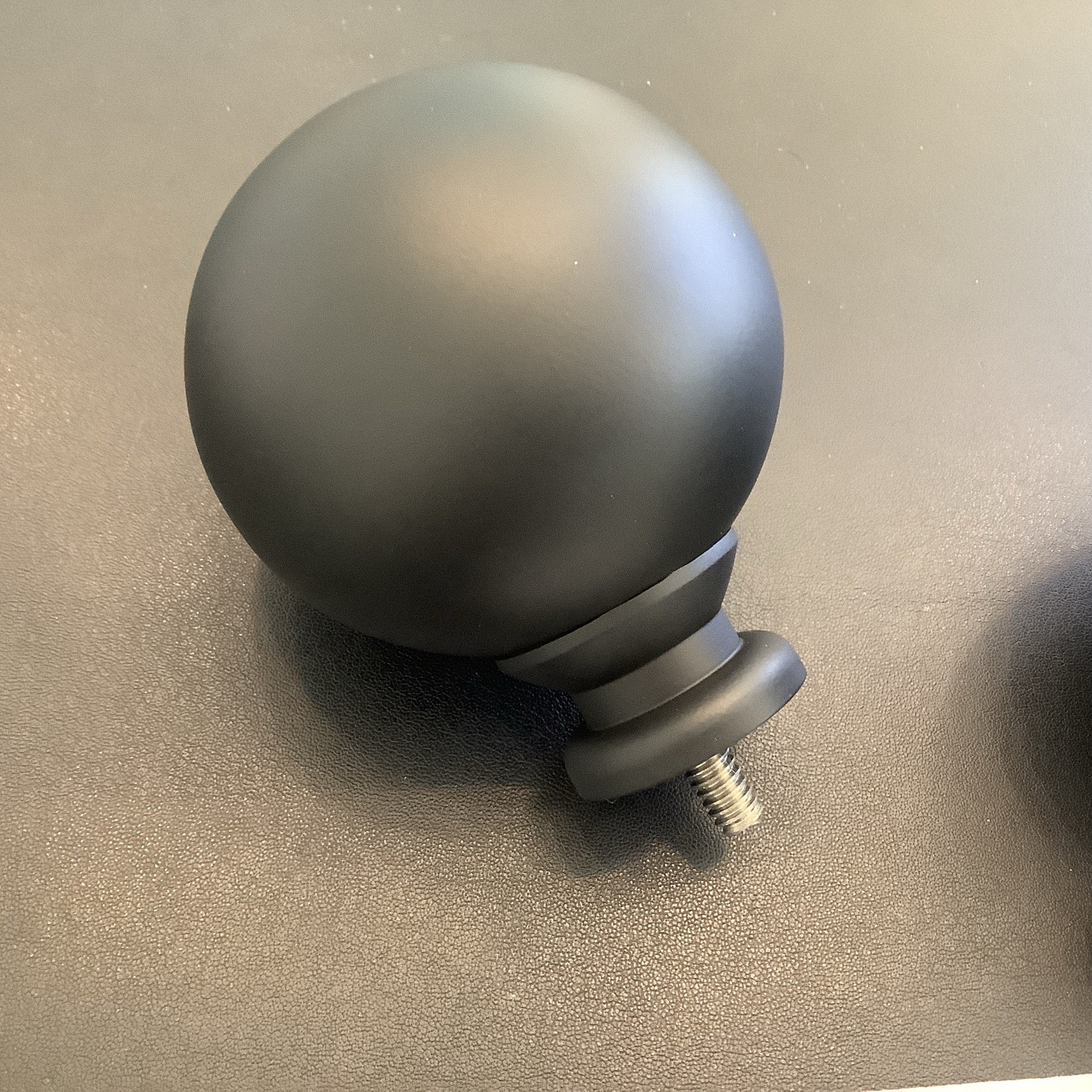 Restoration Hardware Easton Solid Brass Ball Finials (Set of 2) Medium Black