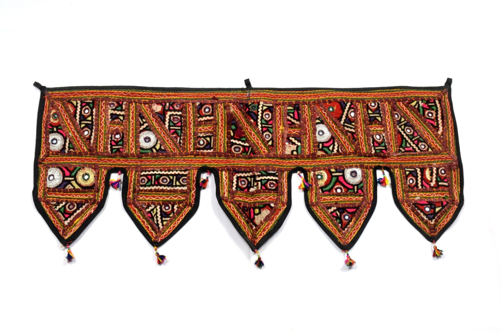 Old Patch Work Door Valance Indian Handmade Festive occasion Decor Toran i17-409