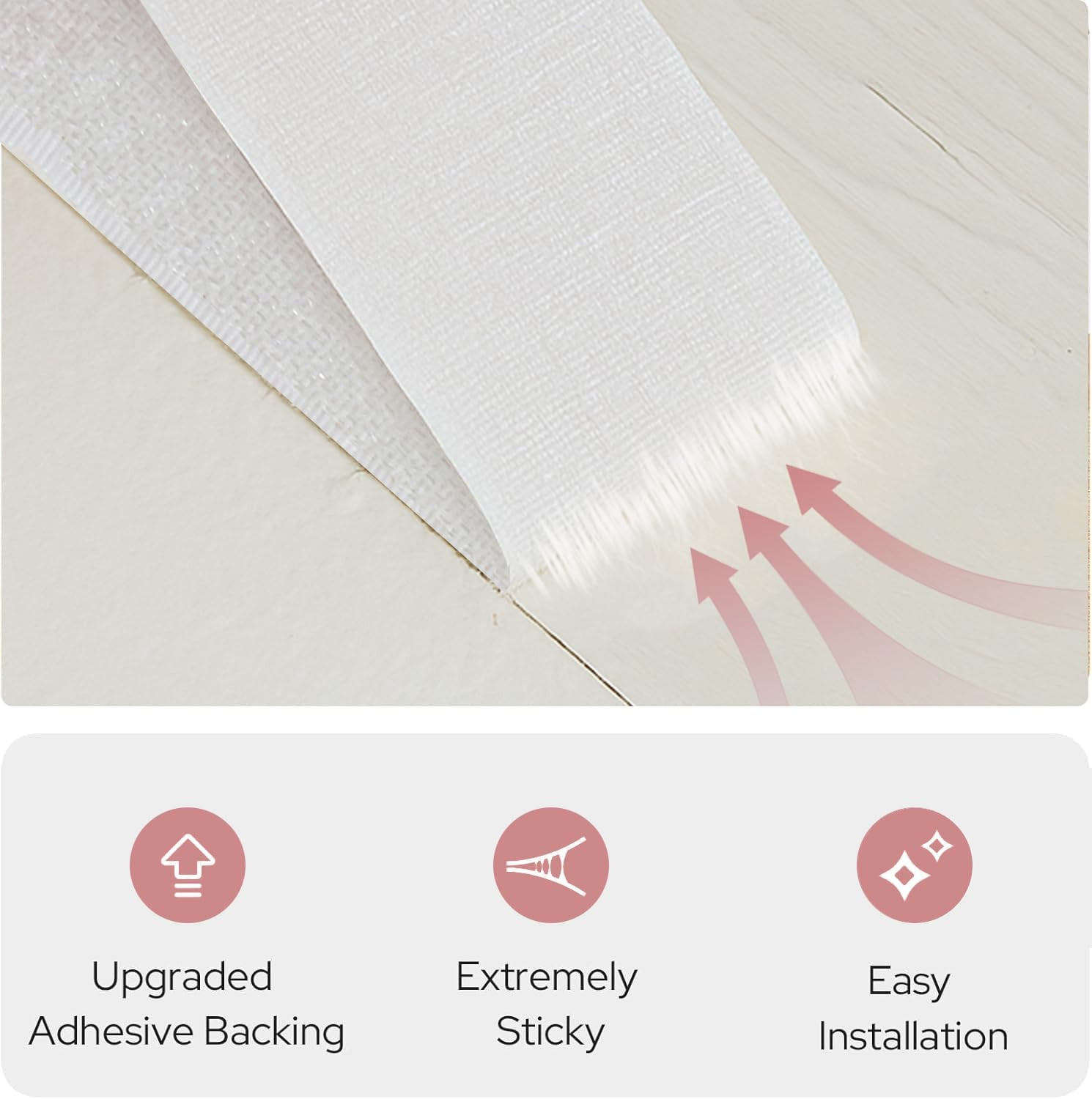 No Drill Blackout Curtains for Windows, Self Adhesive Curtains That Stick On, Ea