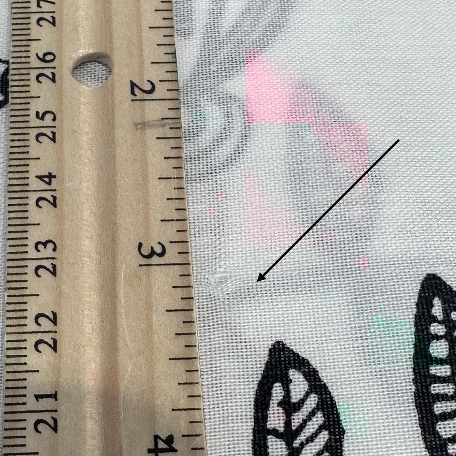 IKEA Eivor 57×98 Black & White Leaf Curtains Panels Small Defects Discount READ