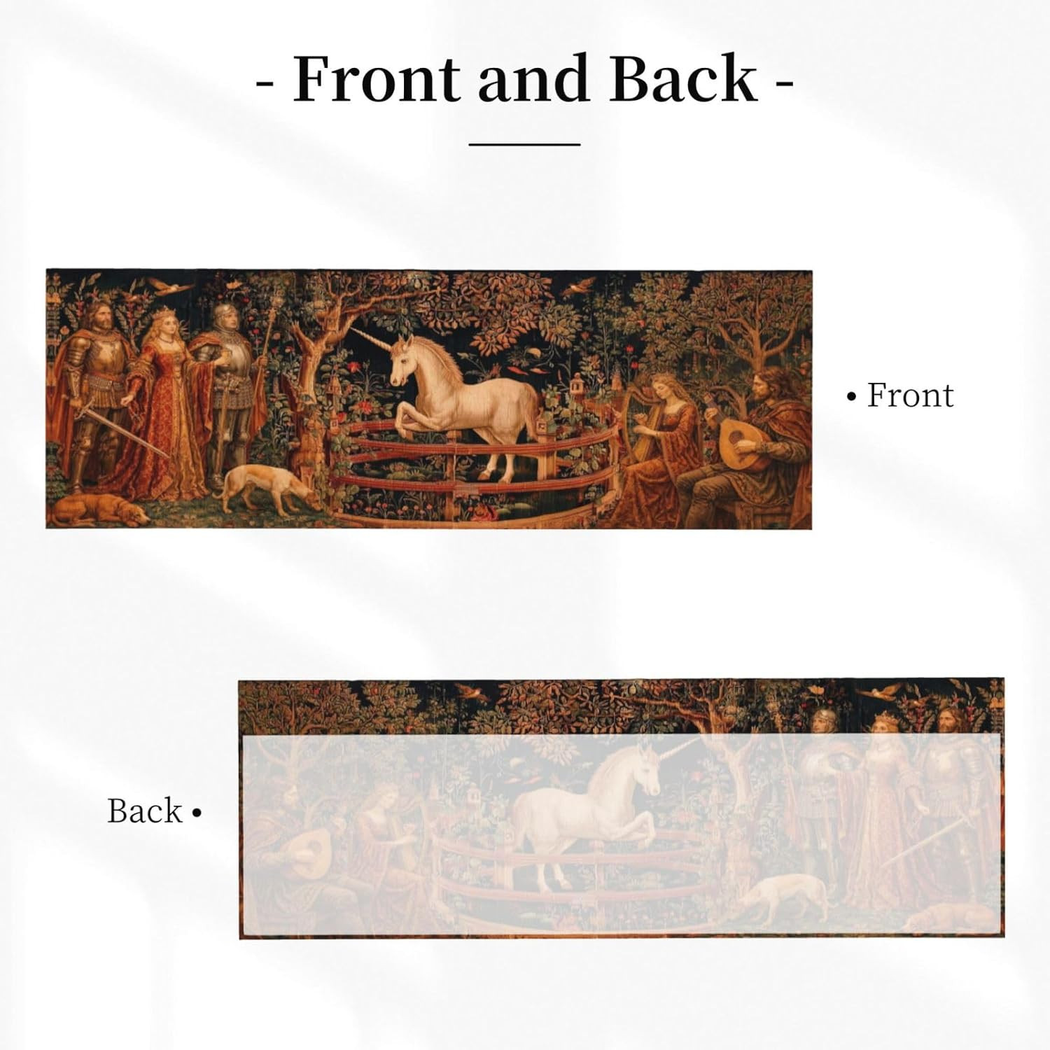 Medieval Tapestry Curtain Valance 54X18 Inches Window Treatment Rod Pocket Valan