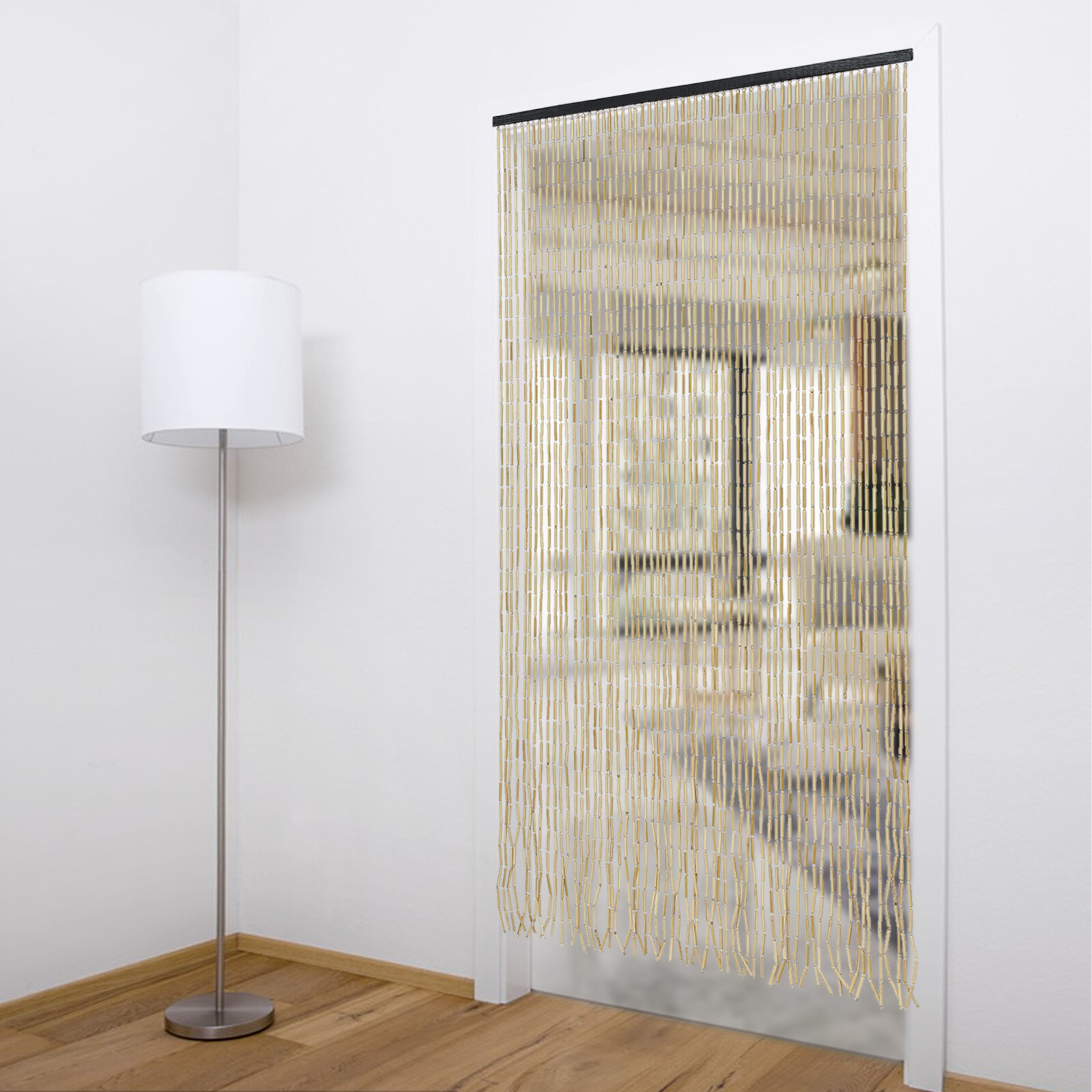 2Type Door String Door Curtain Room Wood Bamboo Dividers Beaded Window Curtains