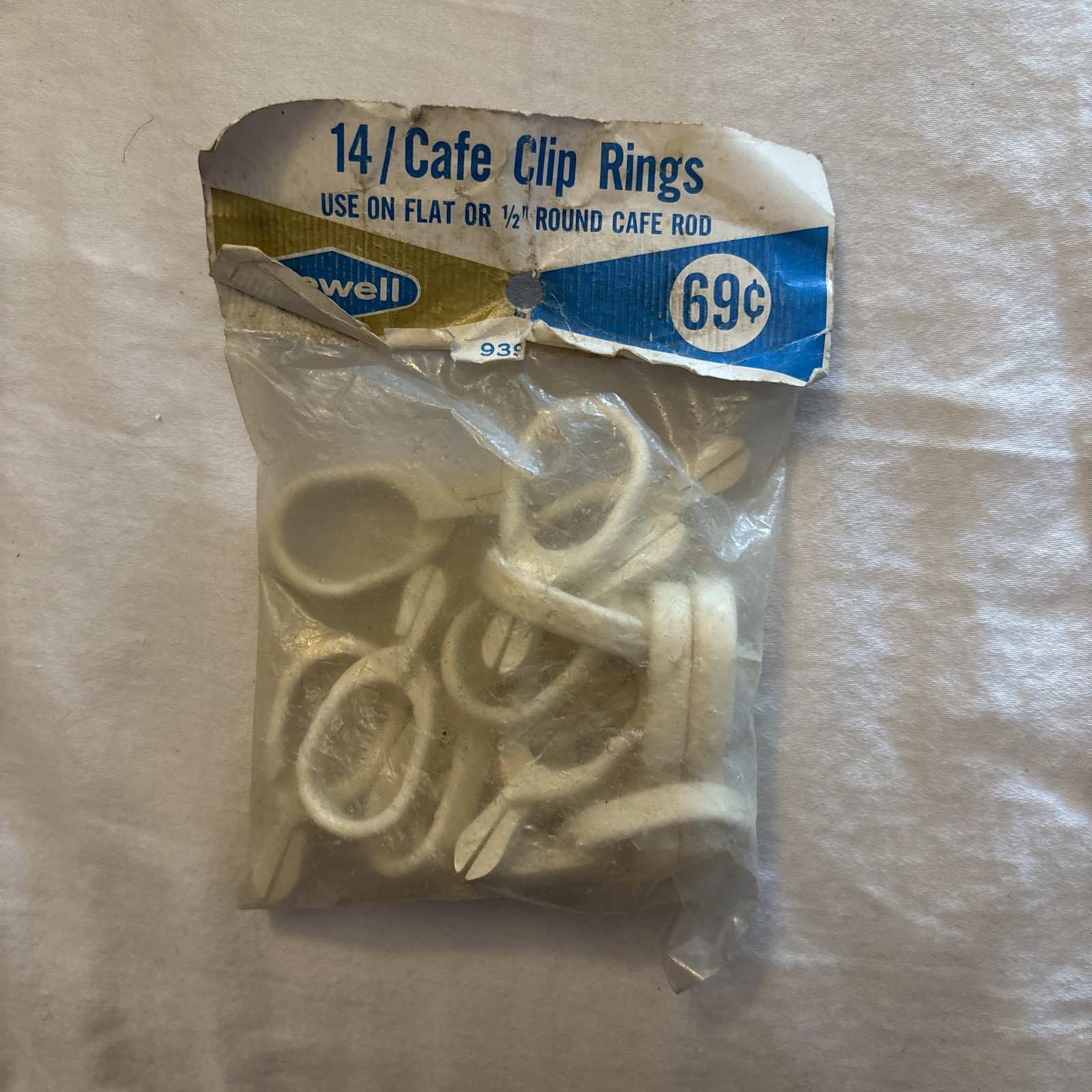 Vintage Newell 14/Cafe Clip Rings On Flat Or 1/2” Round Cafe Rod