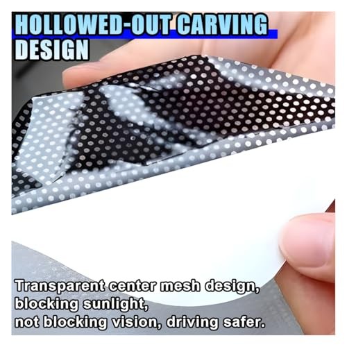 2PCS Car Side Window Sunshade, Block UV Rays Privacy Protector Mesh Hole-2PCS