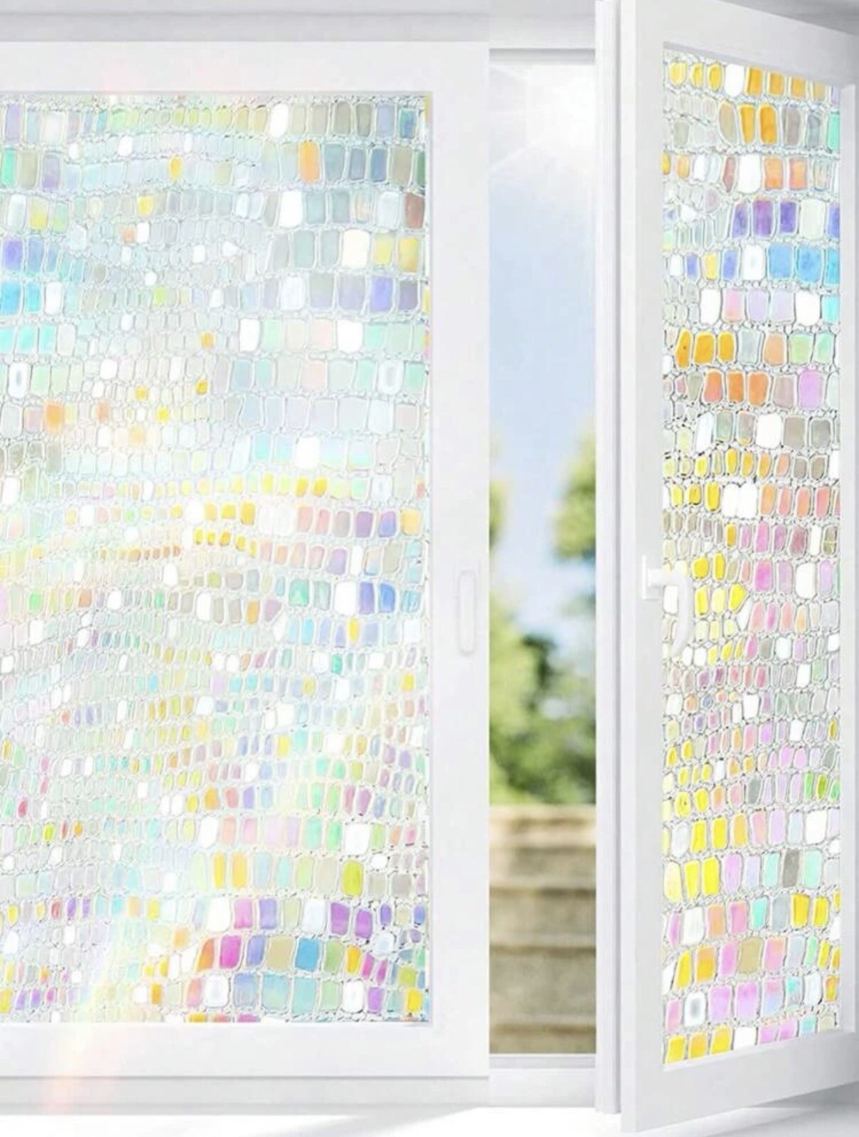 Modern Colors Opaque Waterproof PVC Glass Window Privacy Sticker For Home Decor