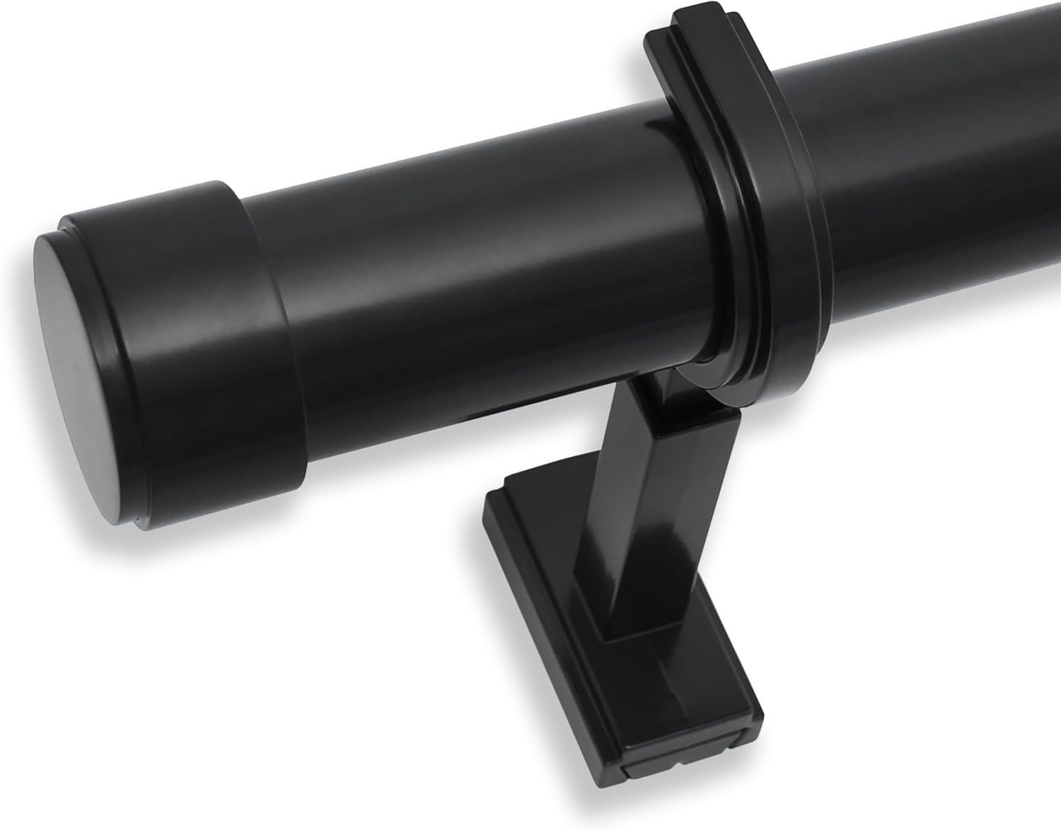 New BlastHome Non-Adjust/Luxury Curtain Rod for Window 1 ¼” Rod 9Ft Fast Ship