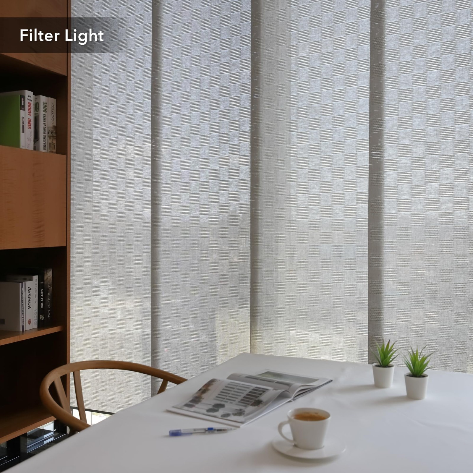 Adjustable Sliding Panel Track Blinds,White Curtain Blinds For Sliding Glass …