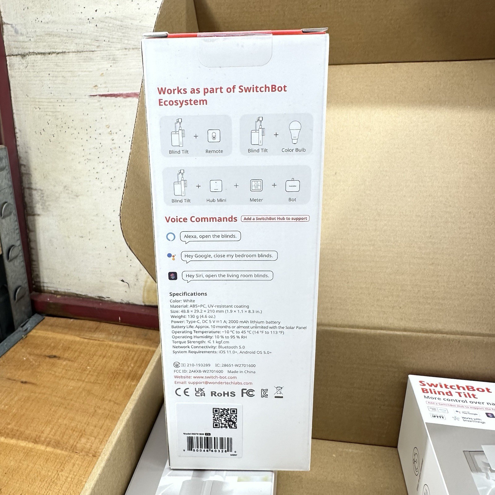 SwitchBot Smart Motorized Blinds Kit – Blind Tilt 3 Pack with Hub Mini W2701600