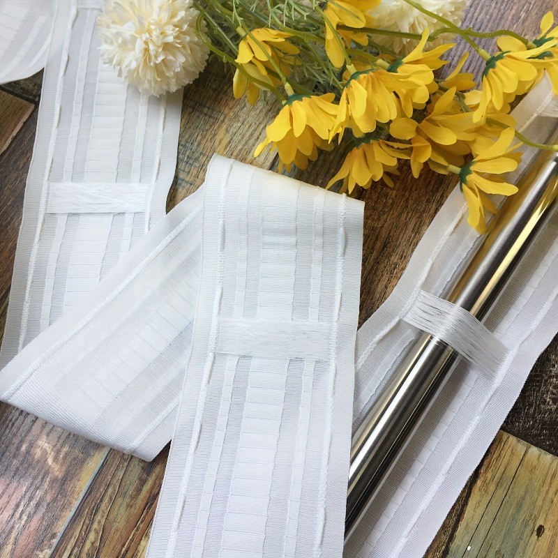 White Curtain Tapes Rod Pocket Hook Pleat Curtains Ending DIY Sewing Accessories