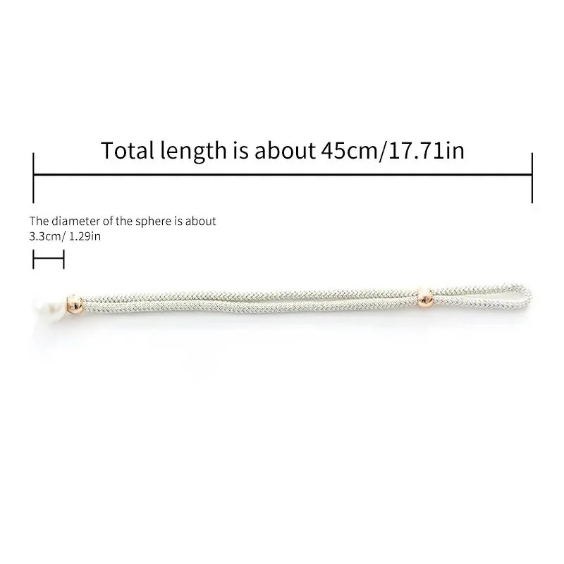 2 pieces No-hole curtain tiebacks, pull-style pearl tie cords, curtain fasteners